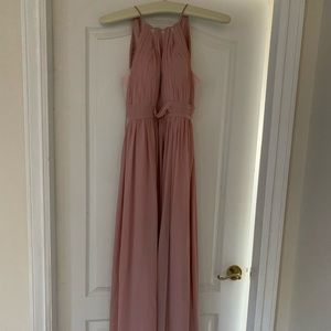 JJ’s house gorgeous high slit bridesmaids dress